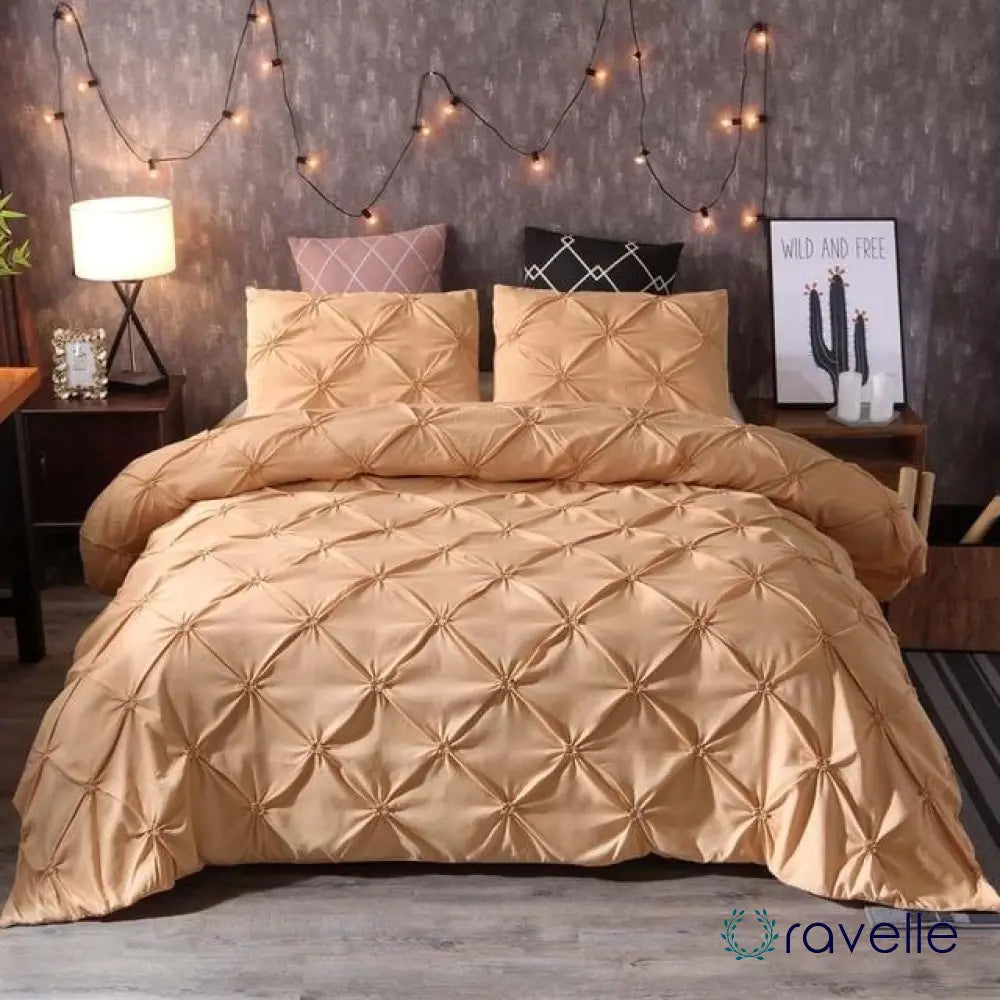 PINCH PLEAT - Luxe dekbedovertrekset met verfijnd design