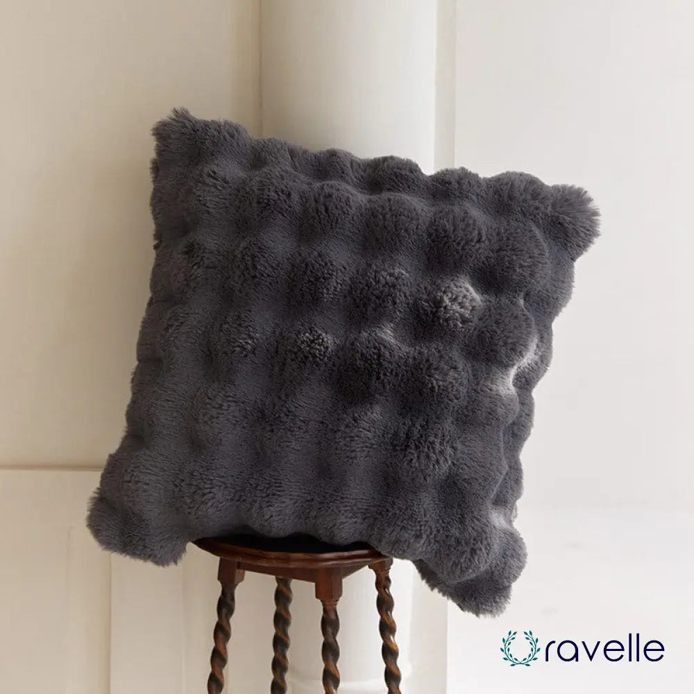 RABBIT FAUX-FUR - Luxe zachte plaid van imitatiebont