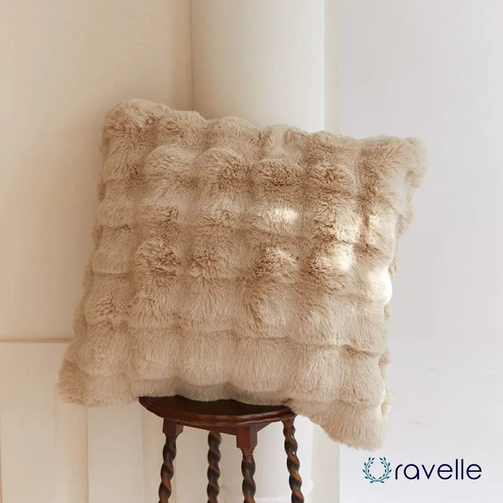 RABBIT FAUX-FUR - Luxe zachte plaid van imitatiebont
