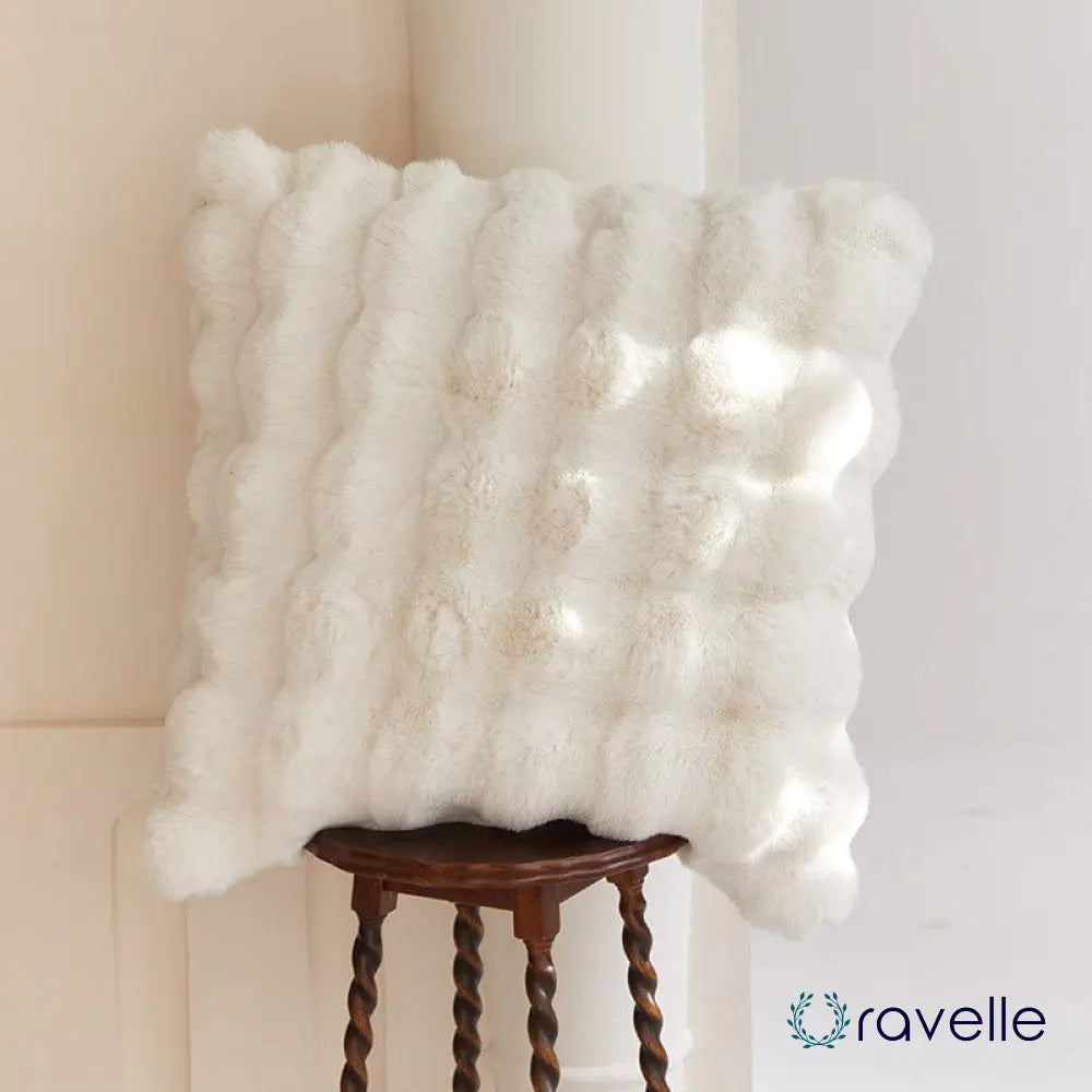 RABBIT FAUX-FUR - Luxe zachte plaid van imitatiebont